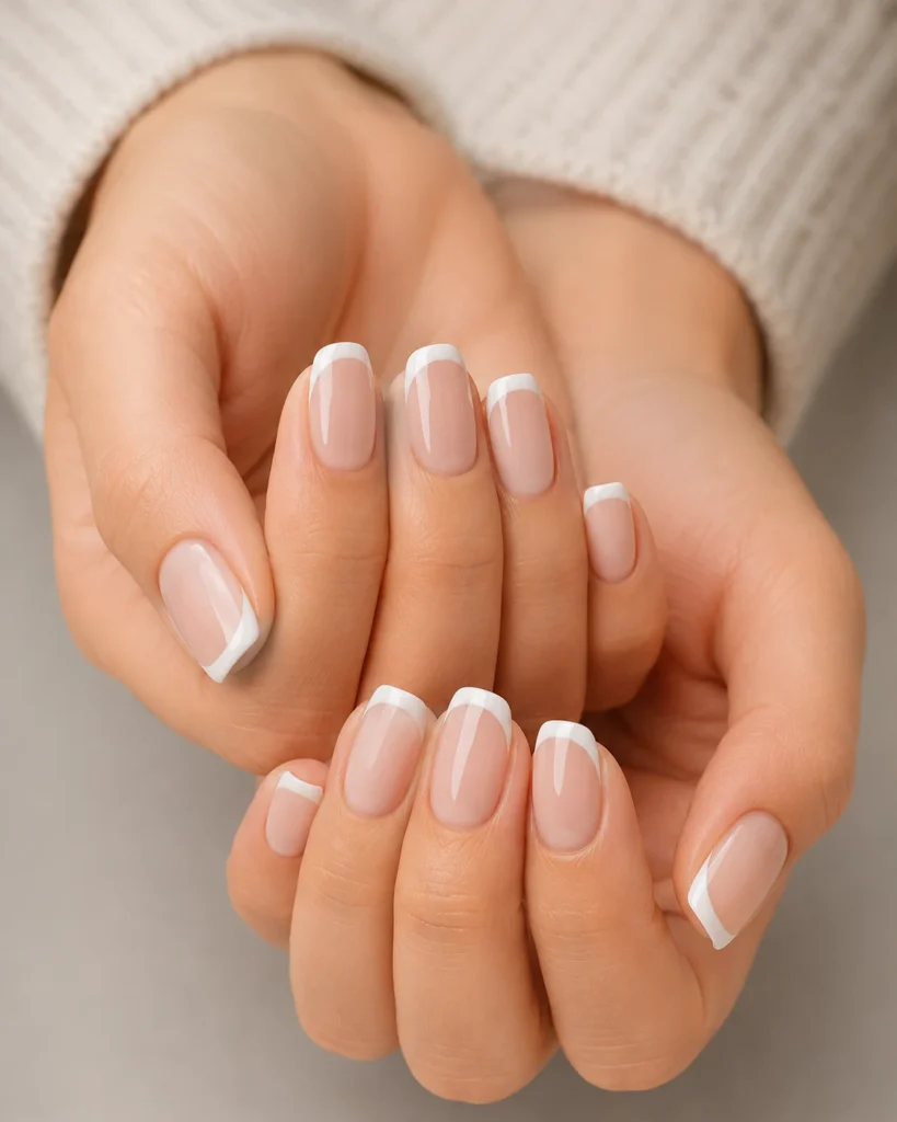 back-to-school French tip nail designs